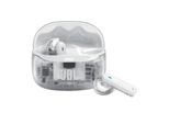 JBL wireless In-Ear-Kopfhörer "TUNE BEAM 2", weiß (weiß, transparent), B:3,2cm H:16cm T:10cm, Kopfhörer, wireless In-Ear-Kopfhörer