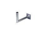 HAMA SAT-Halterung "Hama SAT-Wandhalterung aus Aluminium, 45 cm Wandabstand", silber (silberfarben), B:30,5cm H:15cm T:44,5cm, Gerätehalterungen, - Durchmesser Rohr: 4,8 cm - Rohrhöhe: 25 cm, SAT-Halterung