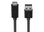 BELKIN USB-Kabel "USB 3.1 SuperSpeed+ Kabel, USB-C auf USB-A, 1m", schwarz, 100cmcm, Kabel, USB-Kabel
