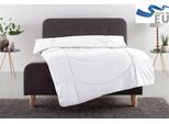 Microfaserbettdecke OTTO HOME "Microlux, Bettdecke 135x200 cm und Übergrößen bis 240x220cm", weiß, B:135cm L:200cm, Bezug: 100% Polyester. Obermaterial: 100% Polyester. Füllung: 100% Polyester, Bettdecken, Microfaserbettdecke, fest versteppter Bezug - keine Bettwäsche nötig, Sommer, Winter