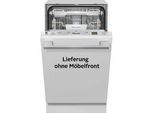 MIELE vollintegrierbarer Geschirrspüler "G 5590 SCVi SL Active", Energieeffizienz: E (A-G), silber (silberfarben), B:44,8cm H:80,5cm T:55cm, Geschirrspüler