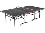 Tischtennisplatte JOOLA "Outdoor Nova 100A", schwarz (schwarz, rot), TischtennisplattenB:76cm H:152,5cm L:274cm, wetterfest, klappbares Untergestell, inkl. Netz, B:76cm H:152,5cm L:274cm, Topseller