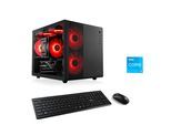 CSL PC "Cube V24143", schwarz, Microsoft Windows 11 Home (64 Bit), GeForce RTX 3050, 16 GB RAM 500 GB SSD, Desktop-PCs, PC