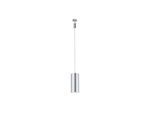 PAULMANN Schienensystem-Leuchten "URail Pendel Barrel 370lm 6W 2700K 230V Chrom matt, Alu eloxiert 230V", silber (chromfarben, aluminiumfarben), 1, Ø 8,5cm, 1 Stk., Leuchten, Schienensystem-Leuchten