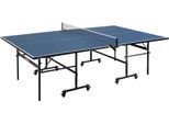Tischtennisplatte JOOLA "Inside 13", blau, TischtennisplattenB:152,5cm H:76cm L:274cm, Indoor Tischtennistisch - klappbares Untergestell, inkl. Netz, B:152,5cm H:76cm L:274cm