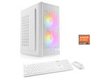 CSL PC "Spectrum V28123", weiß, Microsoft Windows 11 Home (64 Bit), 16 GB RAM 1.000 GB SSD, Desktop-PCs, PC