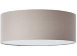 OTTO HOME Deckenleuchte "Stellan", beige (greige), 2, Ø 45cm H: 16cm, 1 Stk., Leuchten, Deckenlampe Stoff Textilschirm Ø 45cm, Deckenleuchte
