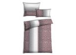 Bettwäsche FLORELLA "Bini rosa Microfaser-Twill, 100% Polyester", rosa, B/L: 140cm x 200cm, 2 Stk., 4 Stk., Microfaser, B/L: 70cm x 90cm, Microfaser, Obermaterial: 100% Polyester PES., Bettwäsche, Bettwäsche