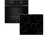 PRIVILEG Backofen-Set "BAKO Turn&Go Steam 420", Energieeffizienz: A+, schwarz glass, edelstahl, Herdsets, Schonendes Garen dank des Turn&Go Dampfprogrammes für beste Ergebnisse, Backofen-Set