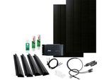 Solaranlage PHAESUN "Caravan Kit, Sun Pearl 200 W", schwarz, Solarmodule, Solaranlage