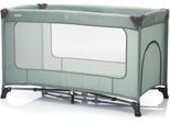 Baby-Reisebett FILLIKID "Nizza, salbei", Baby, Gr. Liegefläche B/L: 60cm x 120cm, kein Härtegrad, grün (salbei), Polyester, Stahl, Babybetten Baby-Reisebett