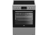 BEKO Elektro-Standherd "FBM67320XS", Energieeffizienz: A, edelstahl, Herdsets, SteamShine – Die Dampfreinigung des Backofens, Elektro-Standherd