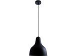 PACO HOME Pendelleuchte "CHARLIE", schwarz, 1, Ø 10cm, Leuchten, Hängelampe Esszimmer Küchenlampe Hängend Esstischlampe E27, Pendelleuchte
