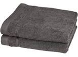 Handtücher ROSS "Rubin", grau (schiefer), B:50cm L:100cm, Frottier, Baumwolle, Handtücher, Handtücher, 100% Baumwolle
