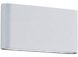 LED Außen-Wandleuchte TRIO LEUCHTEN "Thames", weiß, B:17,5cm H:9cm T:3cm, Leuchten, LED Außen-Wandleuchte, Wandleuchte Hauswand IP54 Fassadenbeleuchtung warmweiß, up-and-down