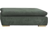 Polsterhocker HOME AFFAIRE "Katja, B: 118 cm - OTTO. Verlässliche Qualität.", grün (dunkelgrün), B:118cm H:43cm T:74cm, 100% Polyester, Hocker, Polsterhocker, individuell zu kombinieren