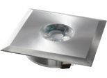 HEITRONIC LED Einbaustrahler "Austin", grau (aluminiumfarben), 1, Ø 8,2cm H: 2,27cm, 1 Stk., Leuchten, Einbauleuchte,LED-Downlight,Edelstahlgehäuse, sehr geringe Einbautiefe, LED Einbaustrahler