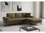 Ecksofa SIT & MORE "Morris Jubi, Recamiere, Breite 247 cm", olive, B:247cm H:83cm T:171cm, Sofas, Ecksofa, mit Armteilfunktion,, wahlweise mit Schlaffunktion