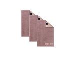 Gästehandtuch JOOP "Gästetuch Classic Frottier 3er Pack", pink (rosa), B:30cm, Obermaterial: 100% Baumwolle CO., Handtücher, Gästehandtuch