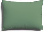 Kissenbezug SCHLAFGUT "EASY JERSEY Kissenhülle 100% Baumwolle, weicher Edel-Jersey, bügelfrei", grün (grün mid), B:70cm L:90cm, Jersey, Obermaterial: 100% Baumwolle, Kissenbezüge, Kissenbezug, mit farblich angepasstem Reißverschluss, pflegeleicht, formstabil