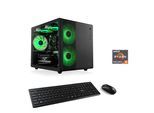 CSL PC "Cube V24185", schwarz, Microsoft Windows 11 Home (64 Bit), 16 GB RAM 500 GB SSD, Desktop-PCs, PC