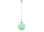 JUST LIGHT Pendelleuchte "Ls-BOLO", grau (stahl), 1, Ø 20cm H: 60cm, 1 Stk., Leuchten, LED, RGB+tunable white, Fernbedienung, Infrarot inkl., Smarthome fähig, Pendelleuchte
