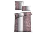 Bettwäsche FLORELLA "Bini rosa Microfaser-Twill, 100% Polyester", rosa, B/L: 135cm x 200cm, 1 Stk., 2 Stk., Microfaser, B/L: 80cm x 80cm, Microfaser, Obermaterial: 100% Polyester PES., Bettwäsche, Bettwäsche