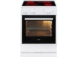 AMICA Elektro-Standherd "SHC 914 111 W", Energieeffizienz: A, weiß, Herdsets, Komfortables Kochen und Backen mit übersichtlicher Handhabung, Elektro-Standherd