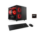 CSL PC "Cube V24228", schwarz, Microsoft Windows 11 Home (64 Bit), 16 GB RAM 1.000 GB SSD, Desktop-PCs, PC