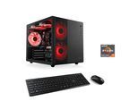 CSL PC "Cube V24199", schwarz, Microsoft Windows 11 Home (64 Bit), 16 GB RAM 500 GB SSD, Desktop-PCs, PC