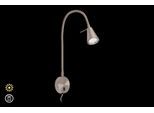 BRILONER LEUCHTEN Bettleuchte "TUSA", silber (weiß, neutral), Leuchten, Bettleuchte