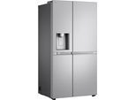 LG Side-by-Side, Energieeffizienz: C, silber (metal sorbet), B:91,3cm H:179cm T:73,5cm, Kühlschränke, Eis-, Crushed Ice- und Wasserspender mit Wassertank, NoFrost, Side-by-Side