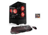 CSL Gaming-PC "AeroVision V24309", schwarz, Microsoft Windows 11 Home (64 Bit), 32 GB RAM 2.000 GB SSD, Desktop-PCs, Gaming-PC
