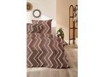 Bettwäsche PRIMERA "Mako-Satin -Bettwäsche Jacquard", rot, B/L: 135cm x 200cm, 1 Stk., 1 Stk., Mako-Satin, B/L: 80cm x 80cm, 2 Stk., Mako-Satin, Obermaterial: 100% Baumwolle, Bettwäsche, Bettwäsche, mit klassischem Jacquard-Look