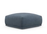 Hocker TRENDMANUFAKTUR "Braga Japandi-Design, mit hochwertigem Kaltschaum, quadratisch, in", blau (blau horizon), B:85cm H:42cm T:85cm, 100% Polyester, Hocker, Hocker, moderner Polsterhocker, 85/42/85 cm (B/H/T)