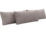 Sofakissen OTTO HOME "Mikado", grau (taupe), B:65cm H:25cm T:10cm, 100% Polyester, Polsterauflagen, Sofakissen, 3,5,6,7-teilige Kissen-Sets zur Auswahl