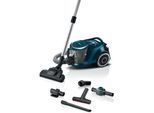 BOSCH Bodenstaubsauger "Serie 6 ProFamily BGC41XFMLY, Testsieger, ideal für Allergiker", blau, B:32,4cm H:26,7cm T:47,4cm, Bodenstaubsauger, Hygiene-Filter, 10 Jahre Motorgarantie, XXL-Polsterdüse, leise, blau, Bodenstaubsauger