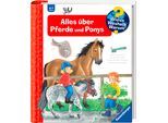Kinderbuch RAVENSBURGER "Wieso? Weshalb? Warum?, Band 21 Alles über Pferde und Ponys", bunt, B:24,5cm H:27,8cm, Bücher, Kinderbuch