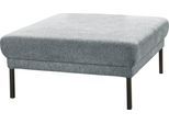 Hocker 3C CANDY "Mallow", grau, B:90cm H:43cm T:90cm, 100% Polyester, Hocker, Hocker, passend zur Polsterserie "Mallow" in Flachgewebe