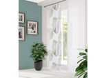Schiebegardine HOME IN GREEN "ELLRIK" Gr. 1, lila (flieder), B:60cm H:245cm, Polyester, Gardinen, Schiebegardine, Bambusoptik, recycelt, Digitaldruck