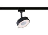 PAULMANN Schienensystem-Leuchten "URail Spot Circle 1x5W 3000K 230V", schwarz, 1, Ø 10cm H: 13,5cm, 1 Stk., Leuchten, 3-Step-Dimmbar, Schienensystem-Leuchten