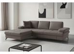 Ecksofa SIT & MORE "Morris Jubi, Recamiere, Breite 247 cm", braun (delphine), B:247cm H:83cm T:171cm, Sofas, Ecksofa, mit Armteilfunktion,, wahlweise mit Schlaffunktion