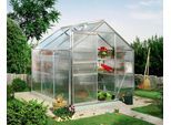 Gewächshaus VITAVIA "Calypso 4400", silber (silberfarben), B:192cm T:228cm, Gewächshäuser, Gewächshaus