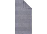 Duschtuch DYCKHOFF "Popcorn", grau (silber), B:70cm L:140cm, Frottier, Baumwolle, Handtücher, Duschtuch