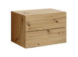 P & B Nachtschrank, Eiche Artisan, Holzwerkstoff, 2 Schublade(n) Schubladen, 42x28x30 cm, hängend, Schlafzimmer, Nachttische