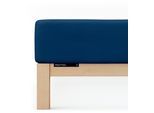 Bettlaken SCHLAFGUT "Frottex Spannbettlaken", blau (blau deep), L:200cm, Frottee, Obermaterial: 75% Baumwolle, 25% Polyester, Bettlaken, Bettlaken, MADE IN GREEN by OEKO-TEX