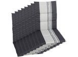 Sesselauflage GO-DE "Amalfi", grau, B:48cm H:4cm T:118cm, Baumwolle, Polyester, Polyurethan, Polsterauflagen, Sesselauflage, 118x48 cm