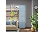 Schiebegardine NEUTEX FOR YOU "Libre-ECO" Gr. 1, blau, B:60cm H:245cm, Jacquard, Polyester, Gardinen, Schiebegardine, 60 x 245 cm (B x H)