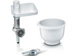 BOSCH Küchenmaschinen Zubehör-Set "Lifestyle-Set BakingSensation MUZ5BS1", weiß, Küchenmaschinen-Aufsätze, mit Spritzgebäckvorsatz und Schüssel, Küchenmaschinen Zubehör-Set