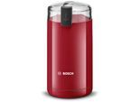 BOSCH Kaffeemühle "TSM6A011R, Edelstahl-Schlagmesser, Sicherheitsfunktion", rot, B:9cm H:17cm T:9cm, Kaffeemühlen, 180 W, 75g Bohnenbehälter, elektrisch, rot, Kaffeemühle